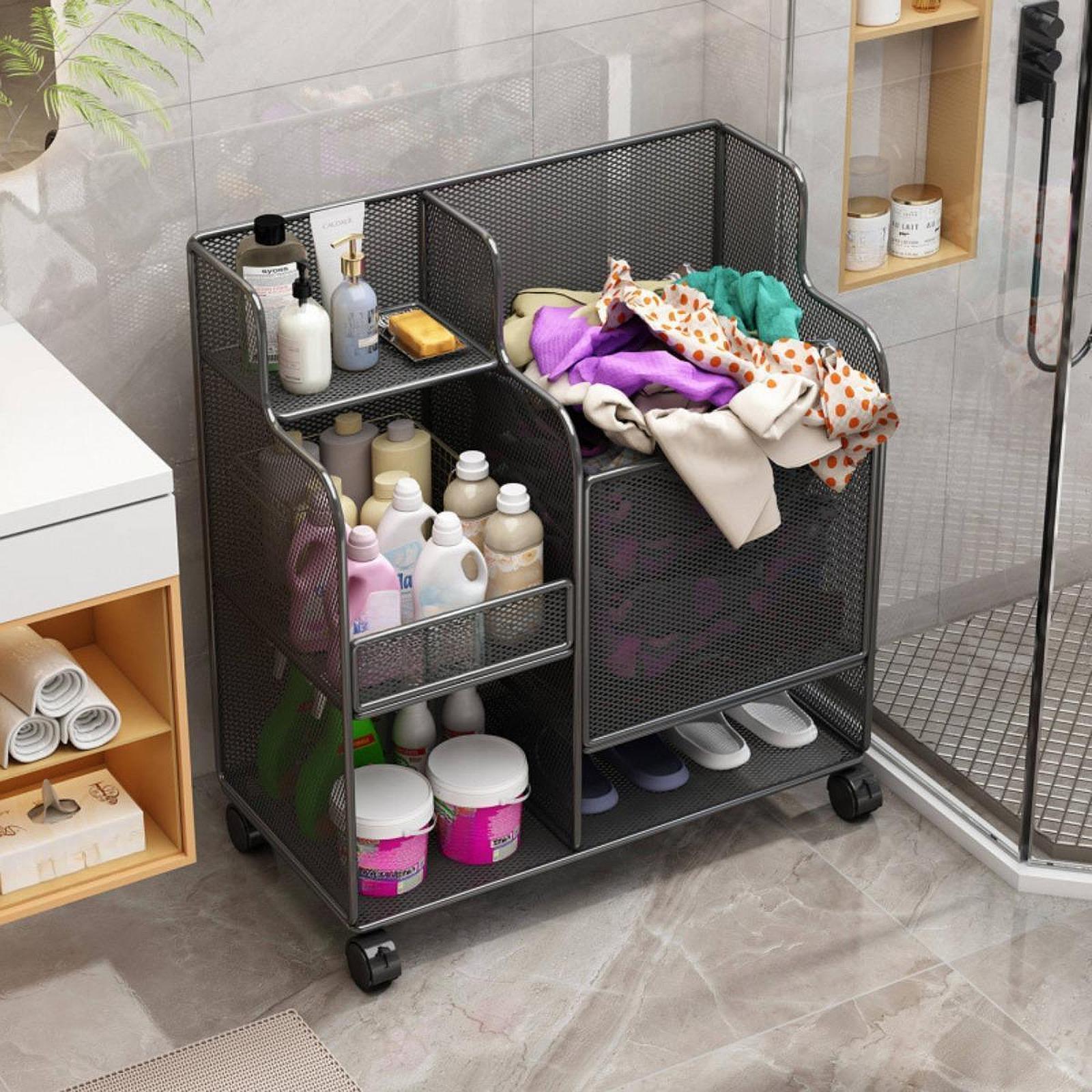 Home Gym Yoga Storage - Sports Equipment Storage Rack on Wheels