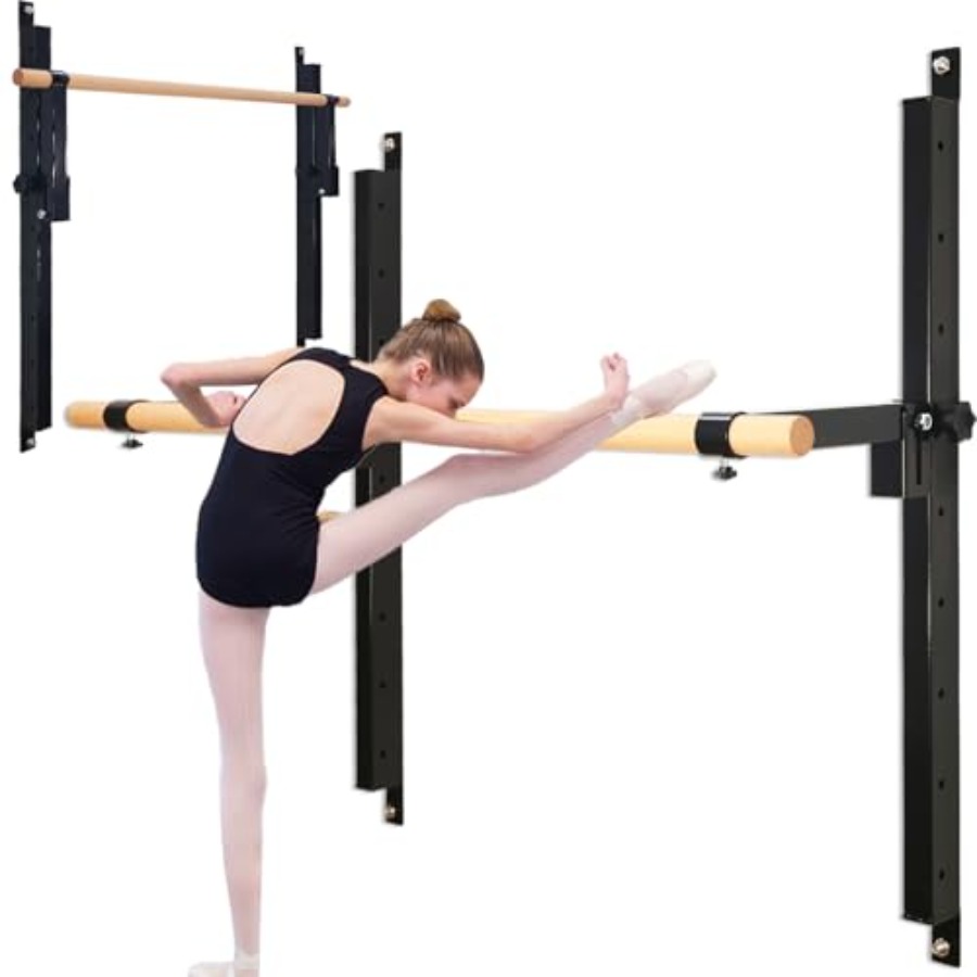 Home Gym Foldable - Wall Mounted Ballet Barre 4ft 5ft