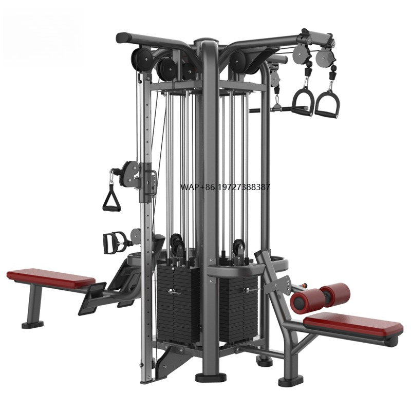 Home Gym Workout - Multi-station Multi-functional Steel Strength Training Equipment