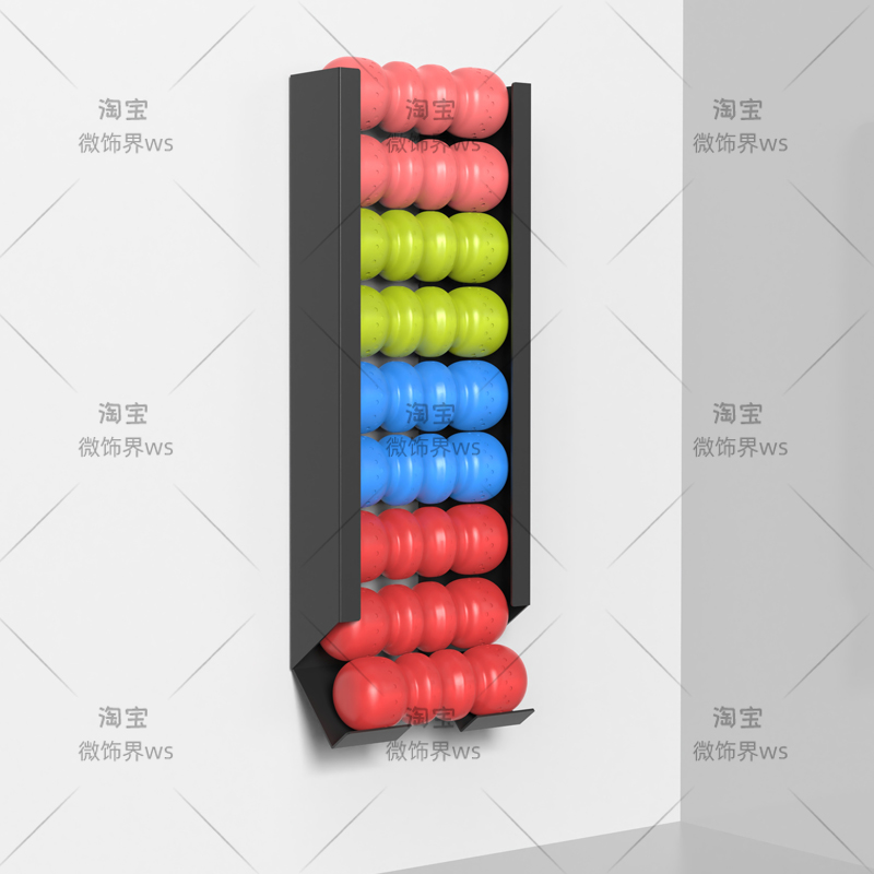 Home Gym Yoga Storage - ‌Wall Mounted Sports Ball Rack -