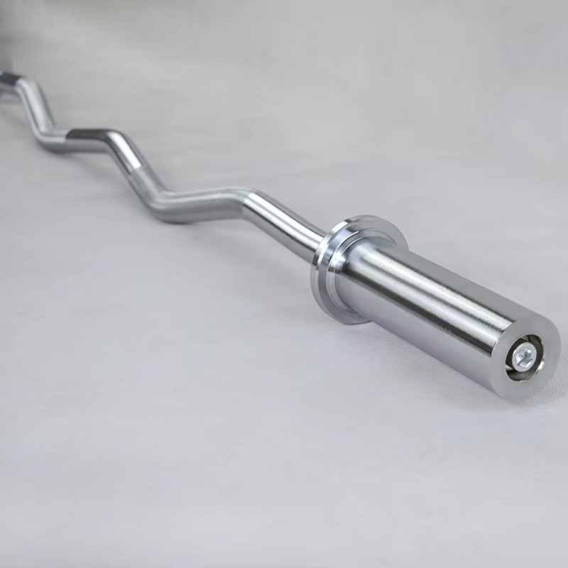 Barbell Curl Bar - 1.2m-2.2m Multi Size Cast Iron Alloy