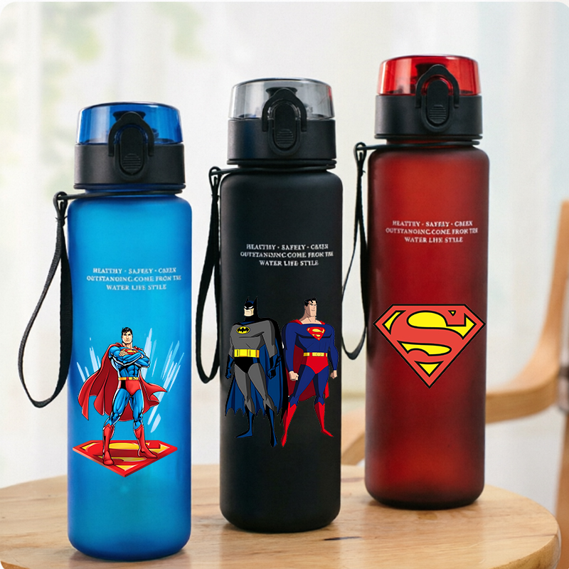 Home Gym House - 650ml Supermans Sports Water Bottle Women