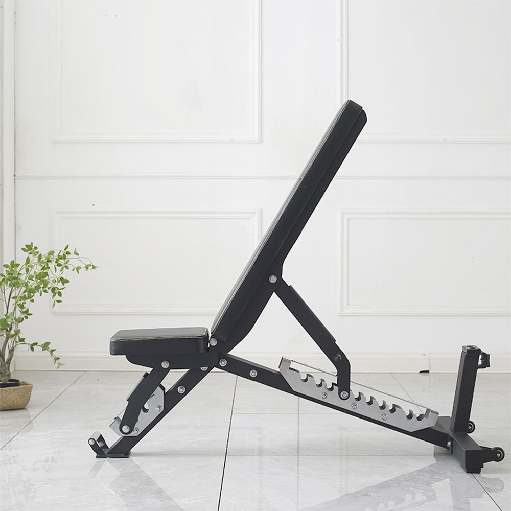 Home Gym Foldable - Commercial Foldable Flat Dumbbell Adjustable Benches