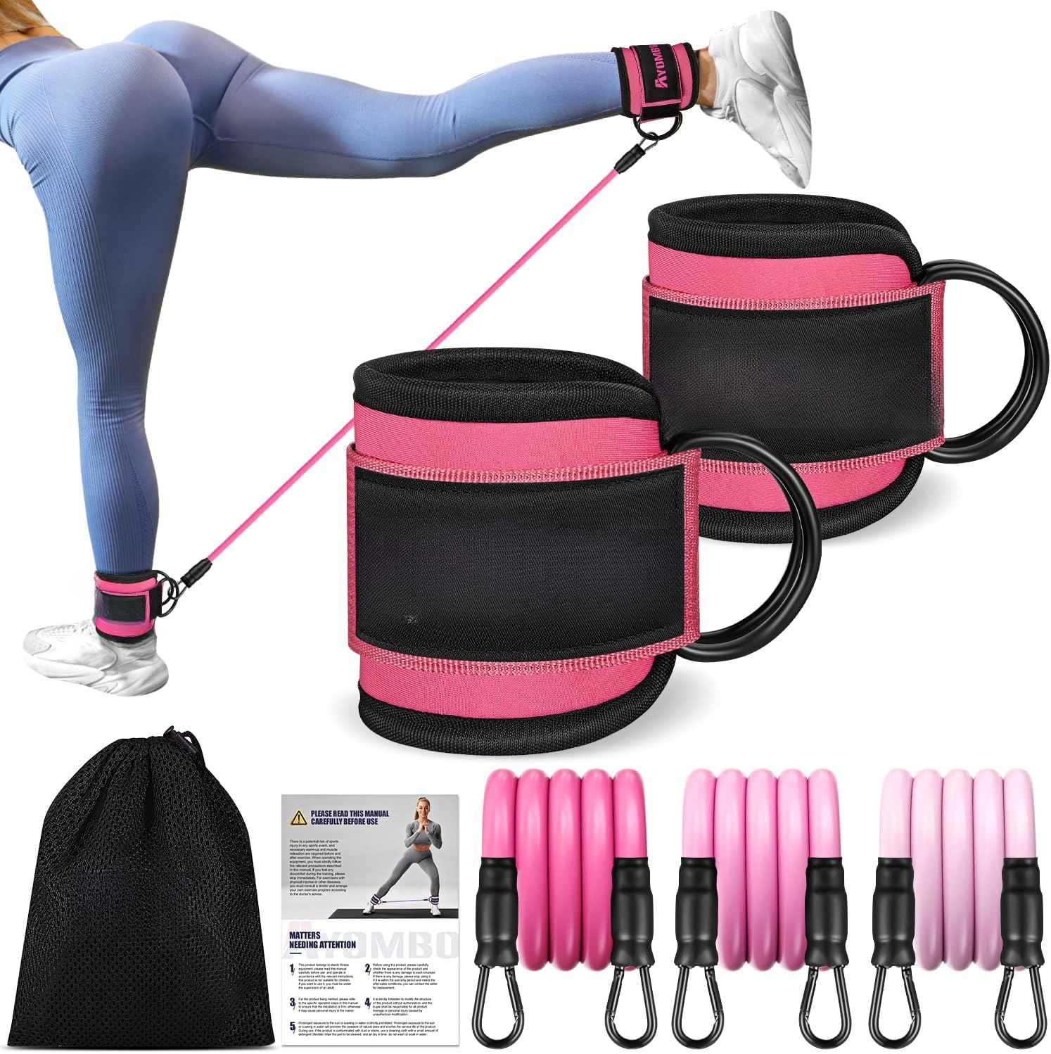 3pcs Ankle Resistance Bands Po - Home Gym Recommendations review and price