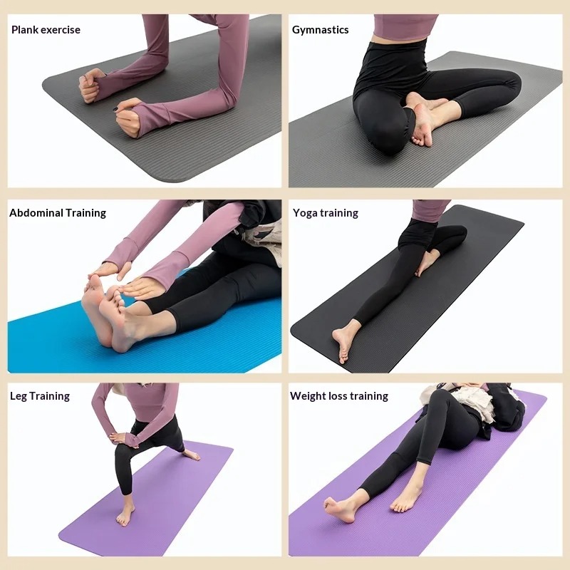 Extra Thick Non Slip Yoga Mat  - Home Gym Yoga Mat review and price