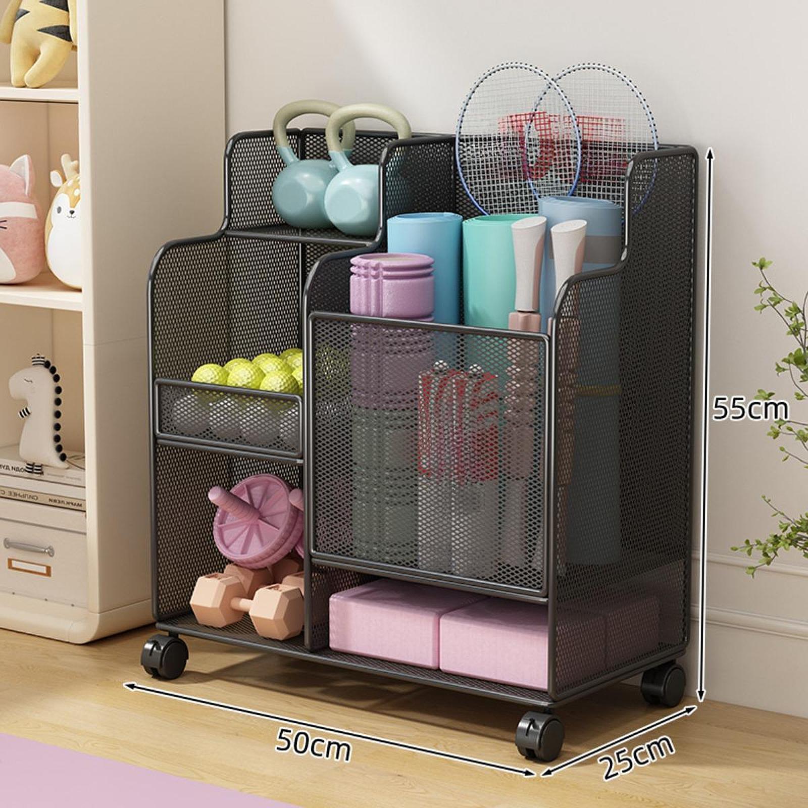 Sports Equipment Storage Rack  - Home Gym Yoga Storage review and price