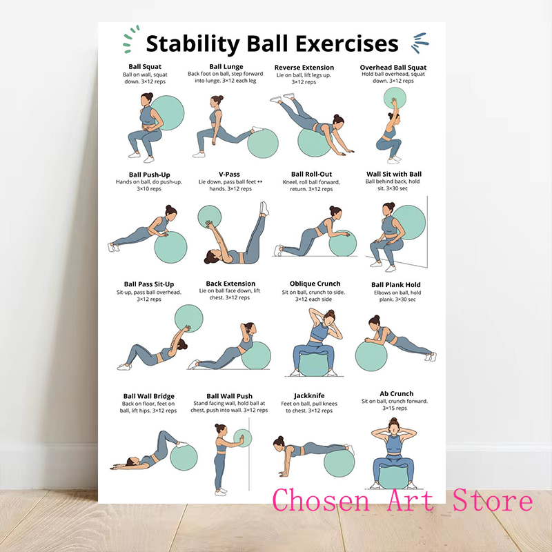 Fitness Exercise Schedule Post - Home Gym On Wall review and price