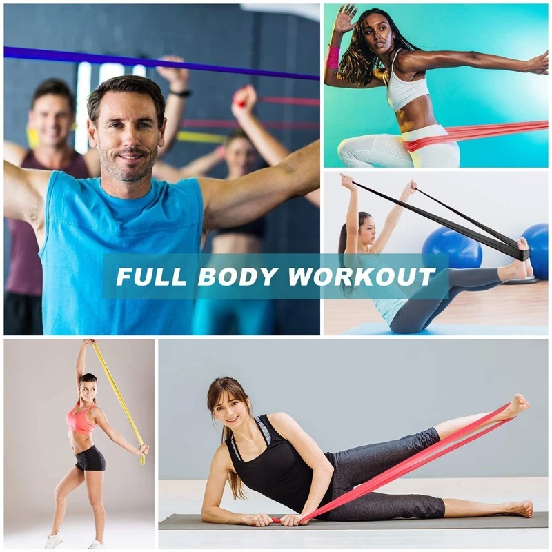 Natural Latex Resistance Bands - Home Gym House review and price