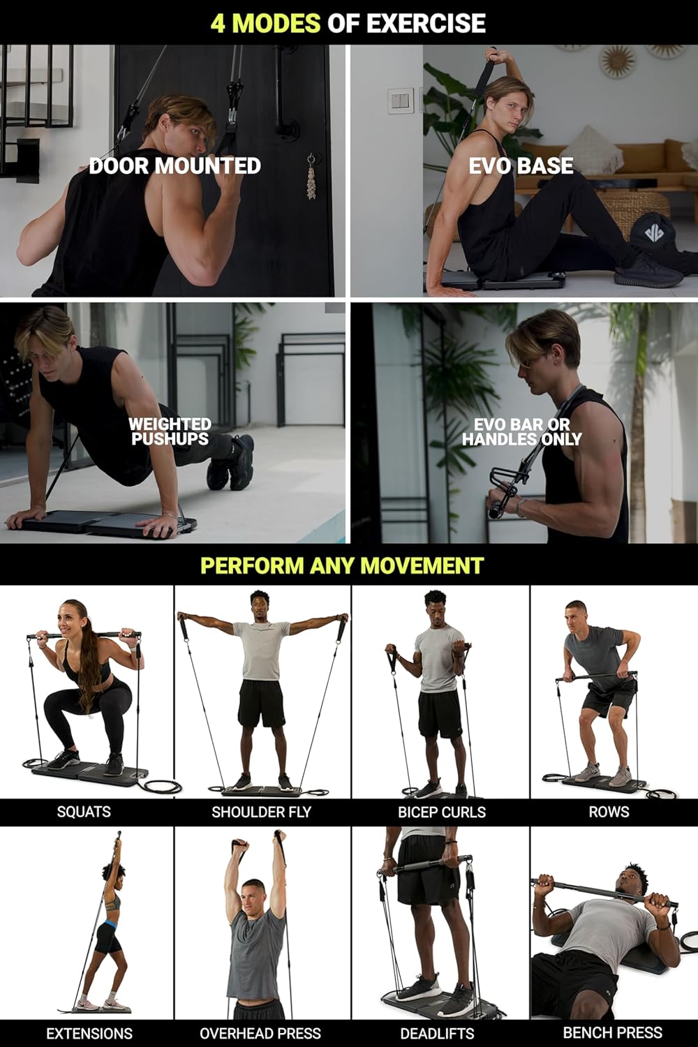 All-in-One Portable Home Gym:  - Home Gym Workout review and price