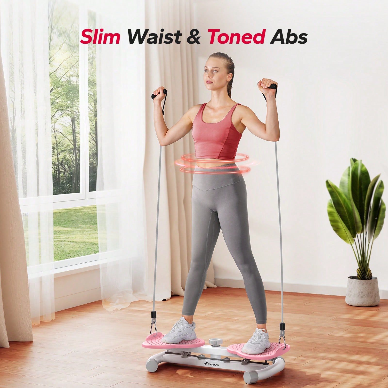 MERACH Waist Ab Machine, 300 L - Home Gym House review and price