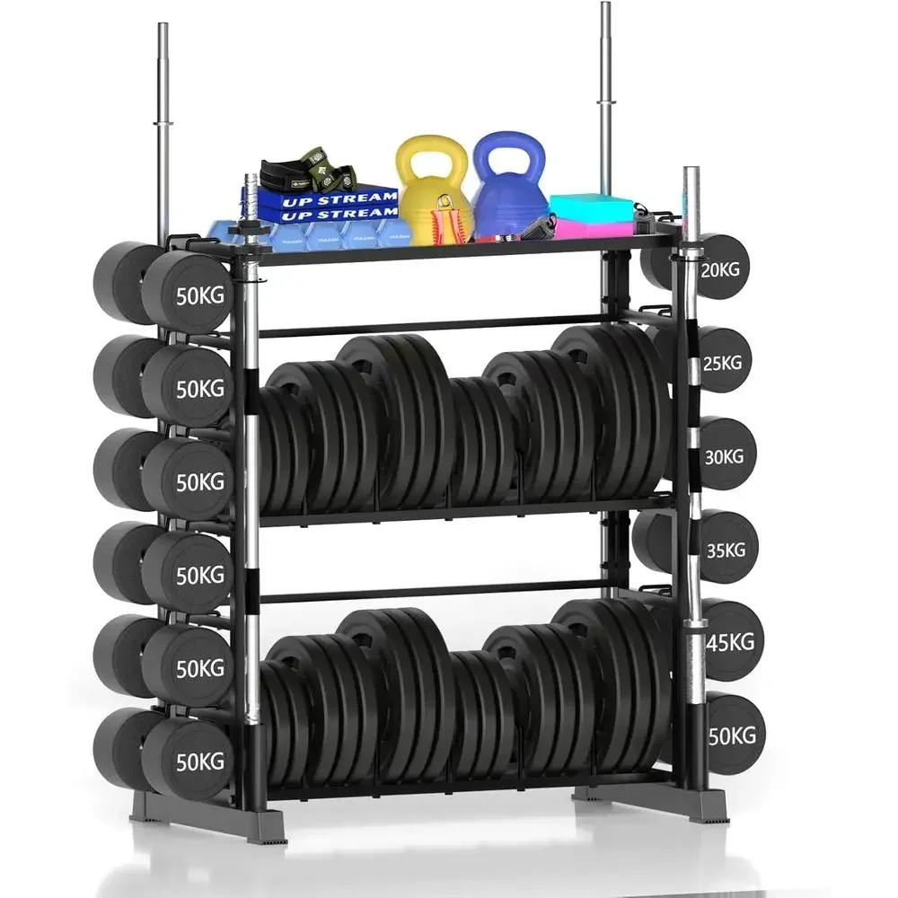 Weight Plate Storage Rack for  - Home Gym Kettlebells review and price