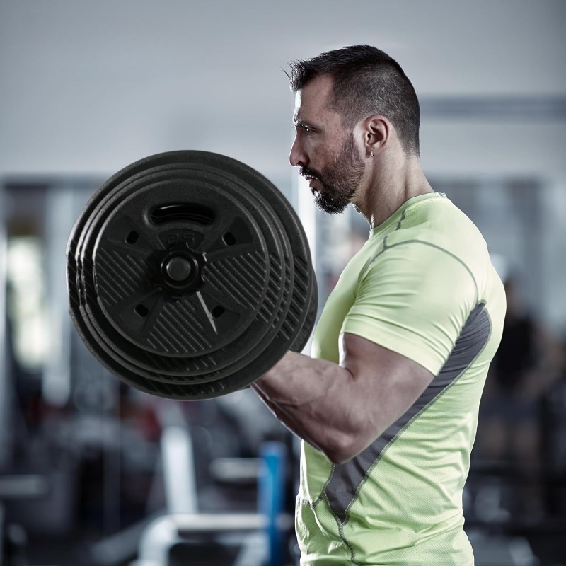 Barbell EZ Curl Bar Set with 5 - Barbell Curl Bar review and price
