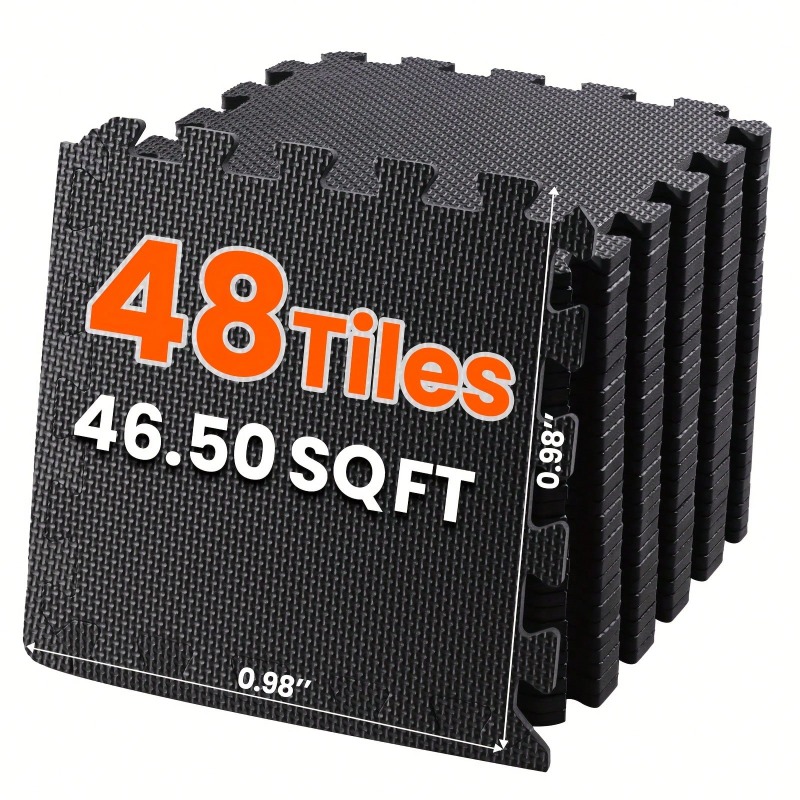 Yoga Mats 48Pcs EVA Foam Exerc - Home Gym Yoga Mat review and price