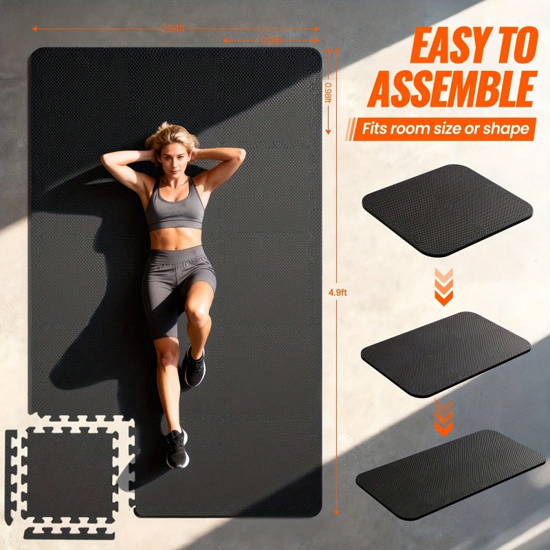 Yoga Mats 48Pcs EVA Foam Exerc - Home Gym Yoga Mat review and price