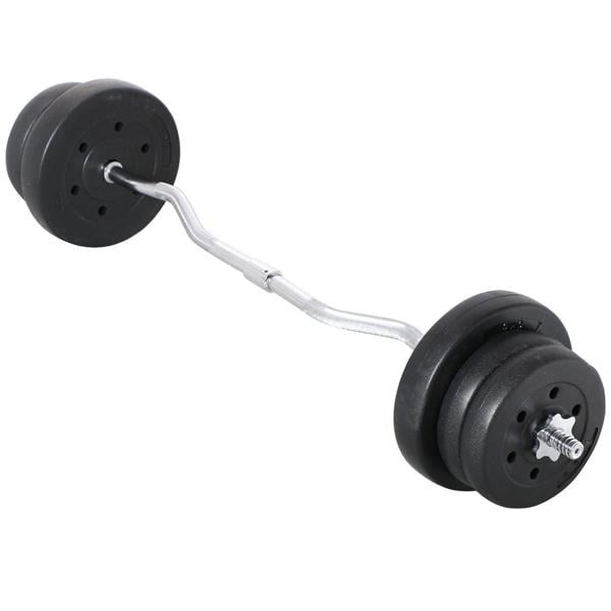 55 lb barbell dumbbell for str - Barbell Curl Bar review and price