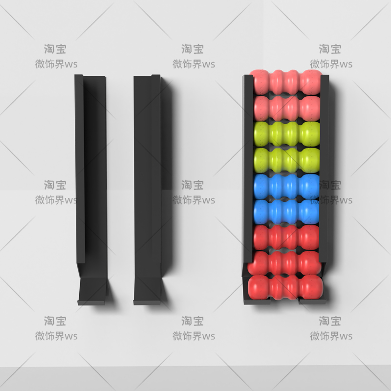 ‌Wall Mounted Sports Ball Rack - Home Gym Yoga Storage review and price