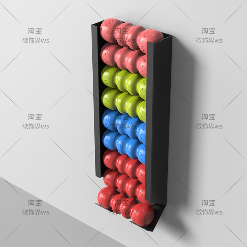 ‌Wall Mounted Sports Ball Rack - Home Gym Yoga Storage review and price