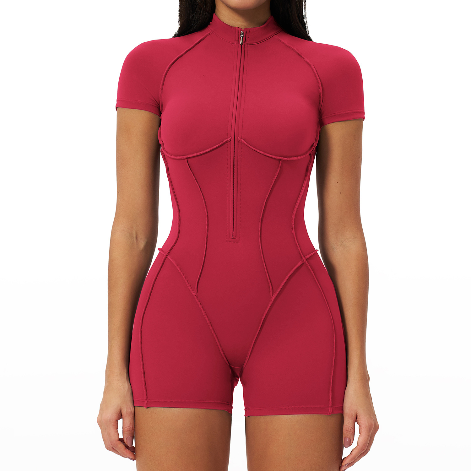 Women's Zipper Stand Collar Wo - Home Gym Outfit review and price