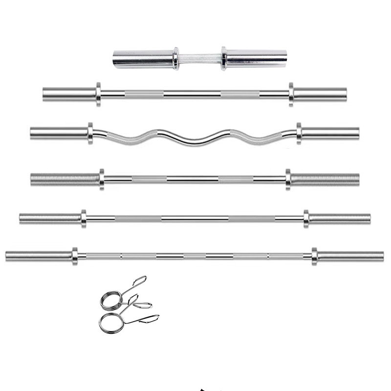 1.2m-2.2m Multi Size Cast Iron - Barbell Curl Bar review and price