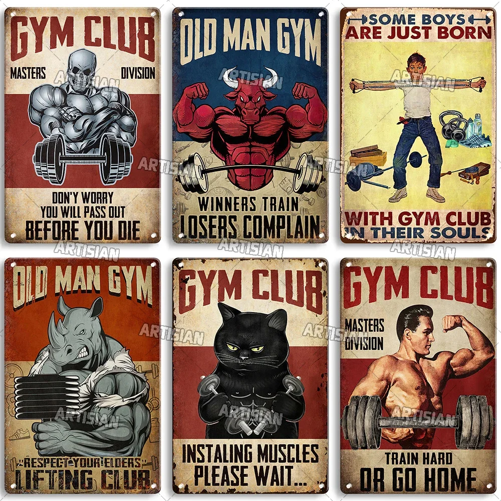 Old Man Gym Club Inspirational - Home Gym On Wall review and price