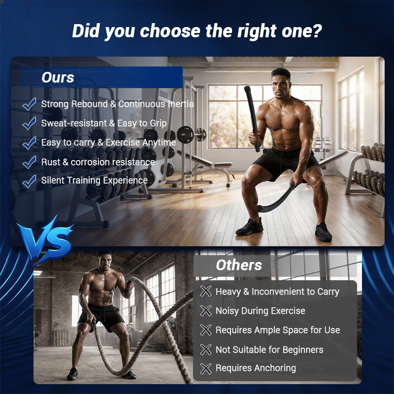 UMAY Ropeless Battle Rope, Low - Home Gym Workout review and price