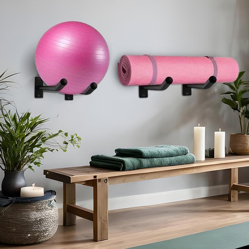 Yoga Ball Holder 2 Pack Wall S - Home Gym Yoga Storage review and price