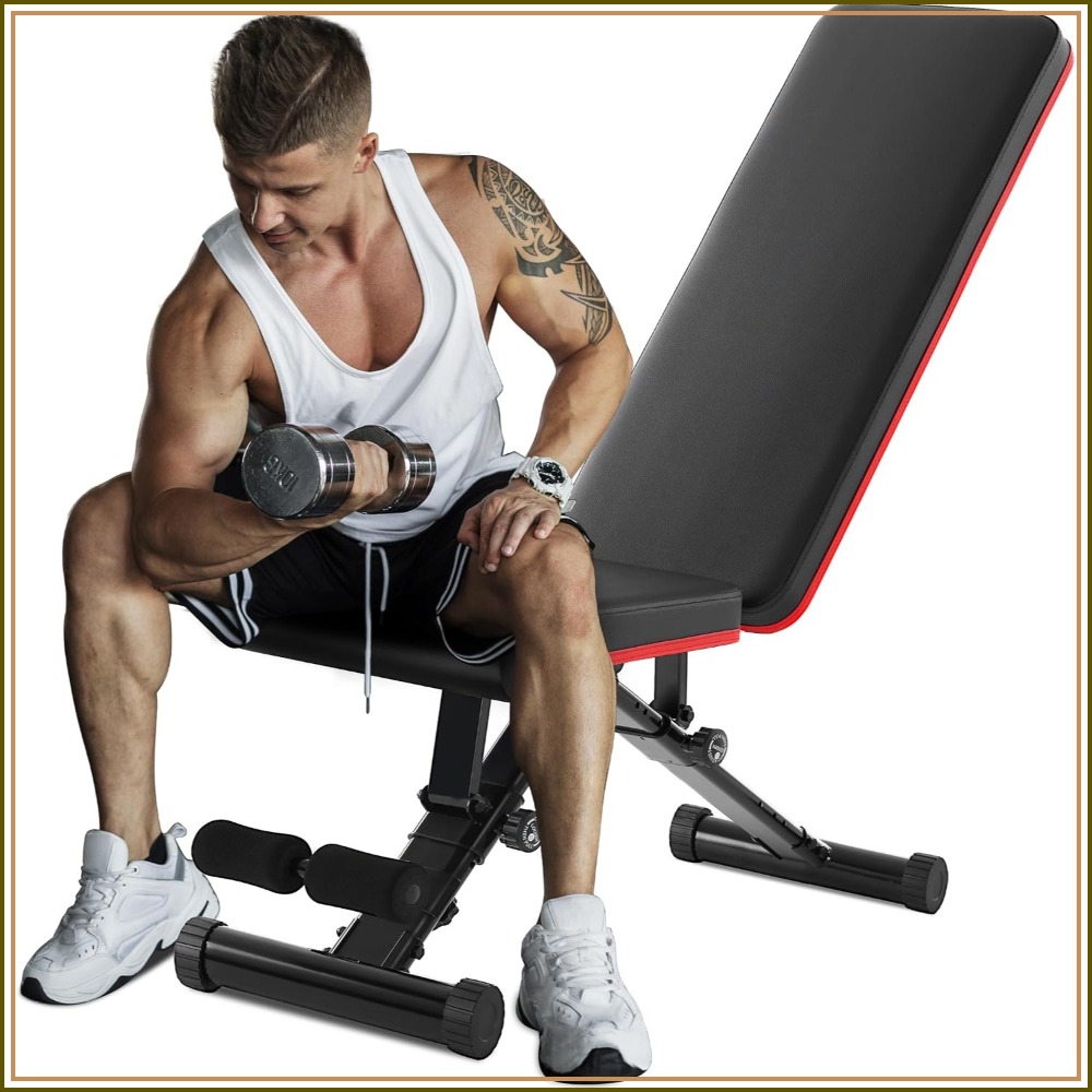 Adjustable Weight Bench for Fu - Home Gym Foldable review and price