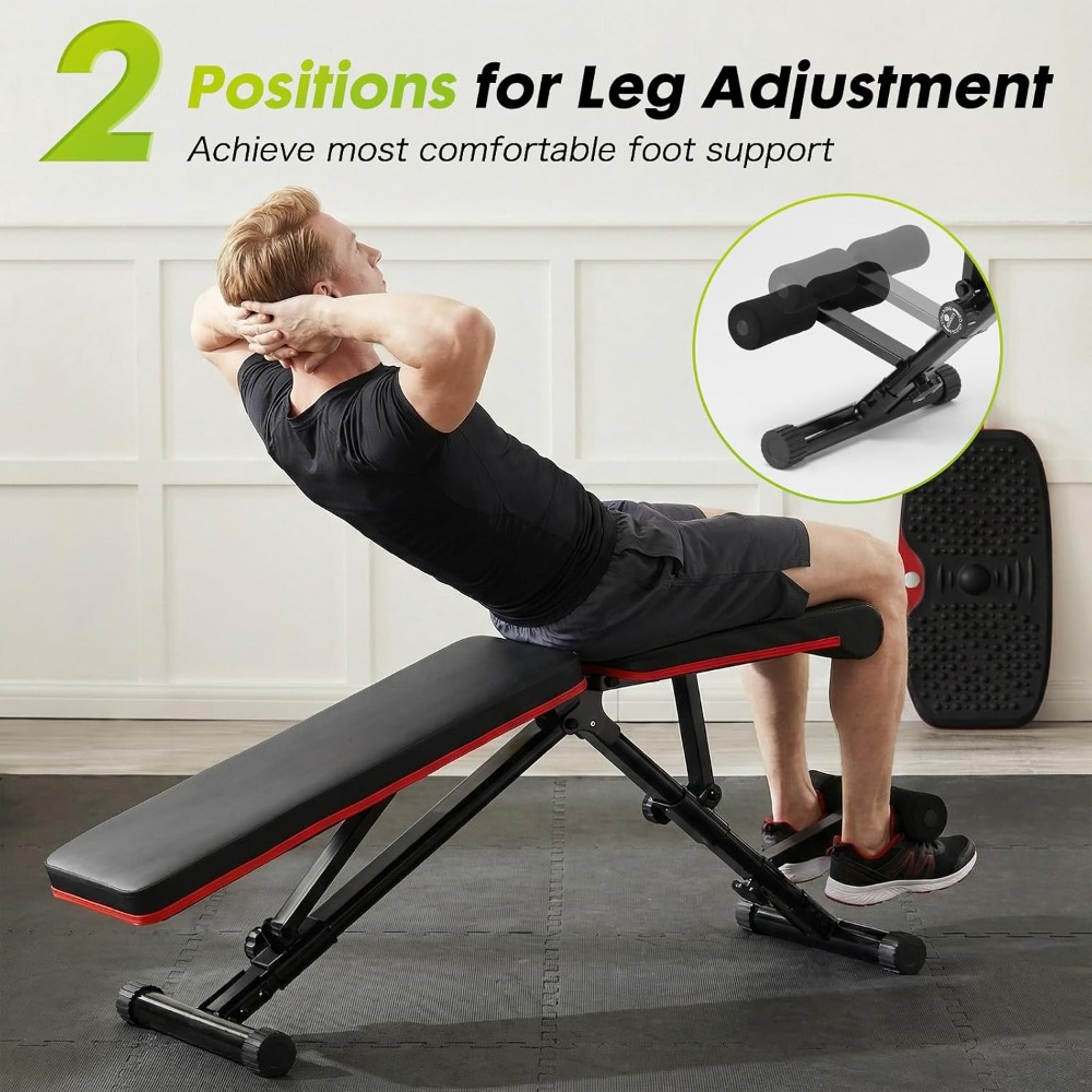 Adjustable Weight Bench for Fu - Home Gym Foldable review and price