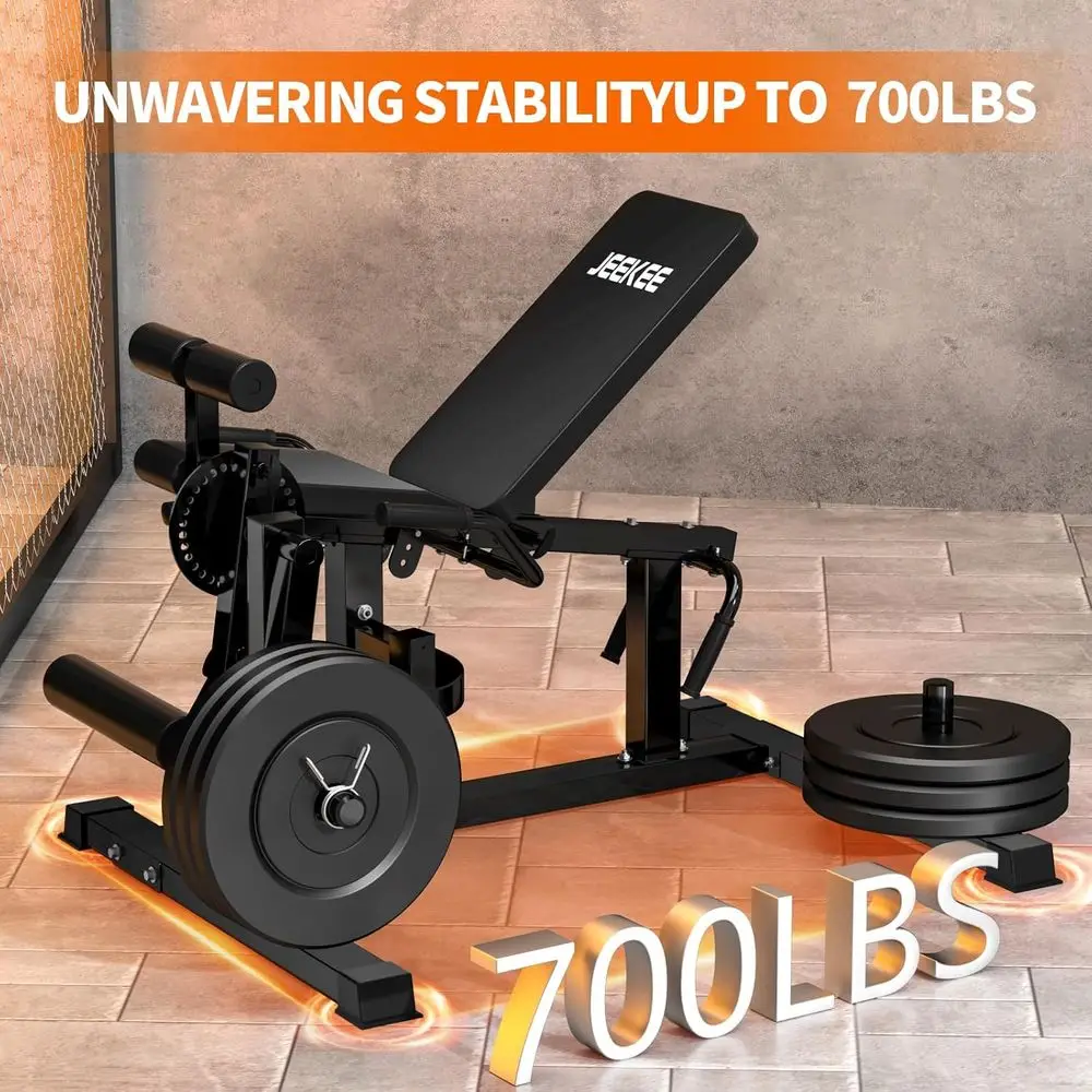 700LB Capacity Plate Loaded Le - Home Gym Quad review and price