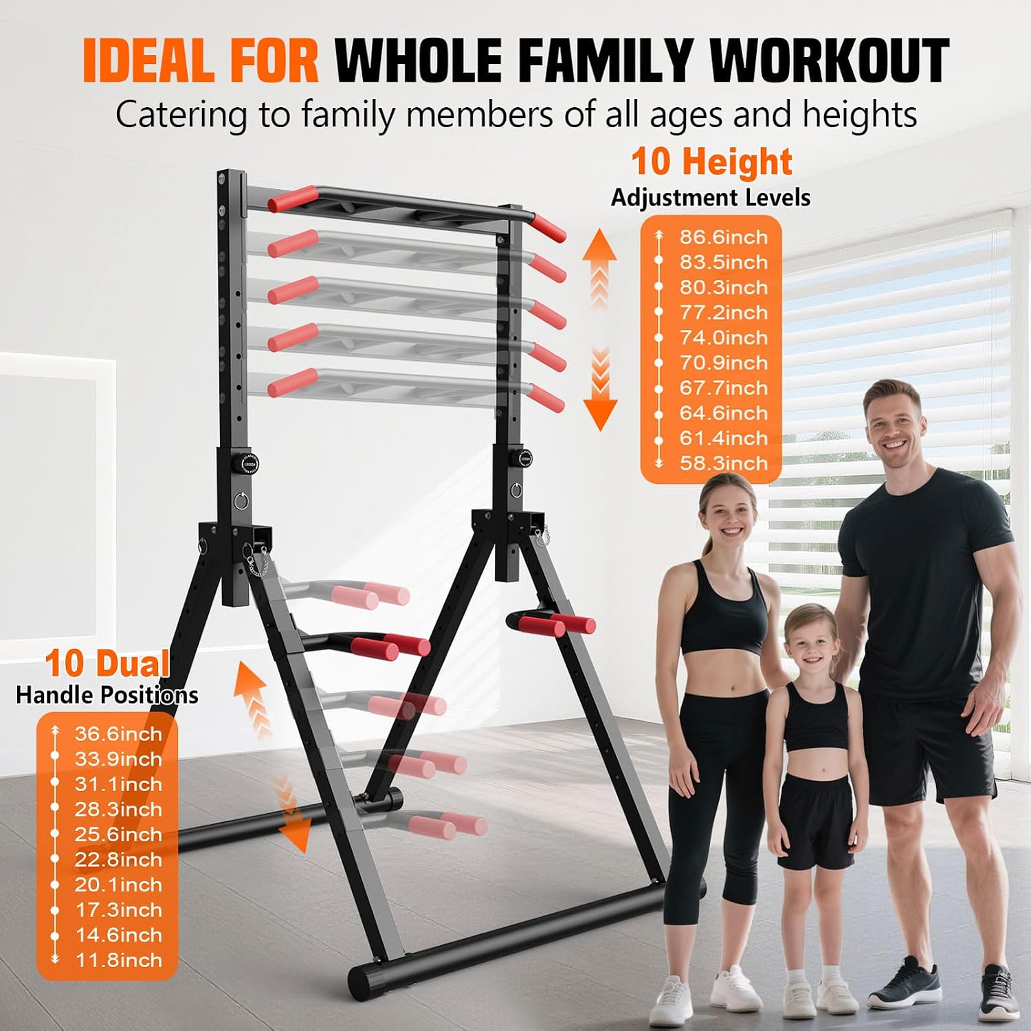Foldable Power Tower Dip Stati - Home Gym Foldable review and price