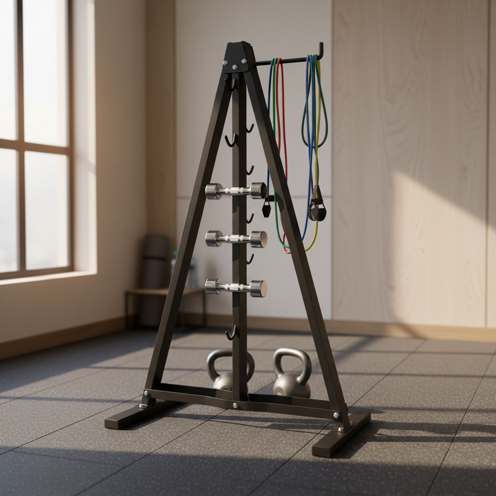 Lat Pull Down Bar Organizer wi - Home Gym On Wall review and price