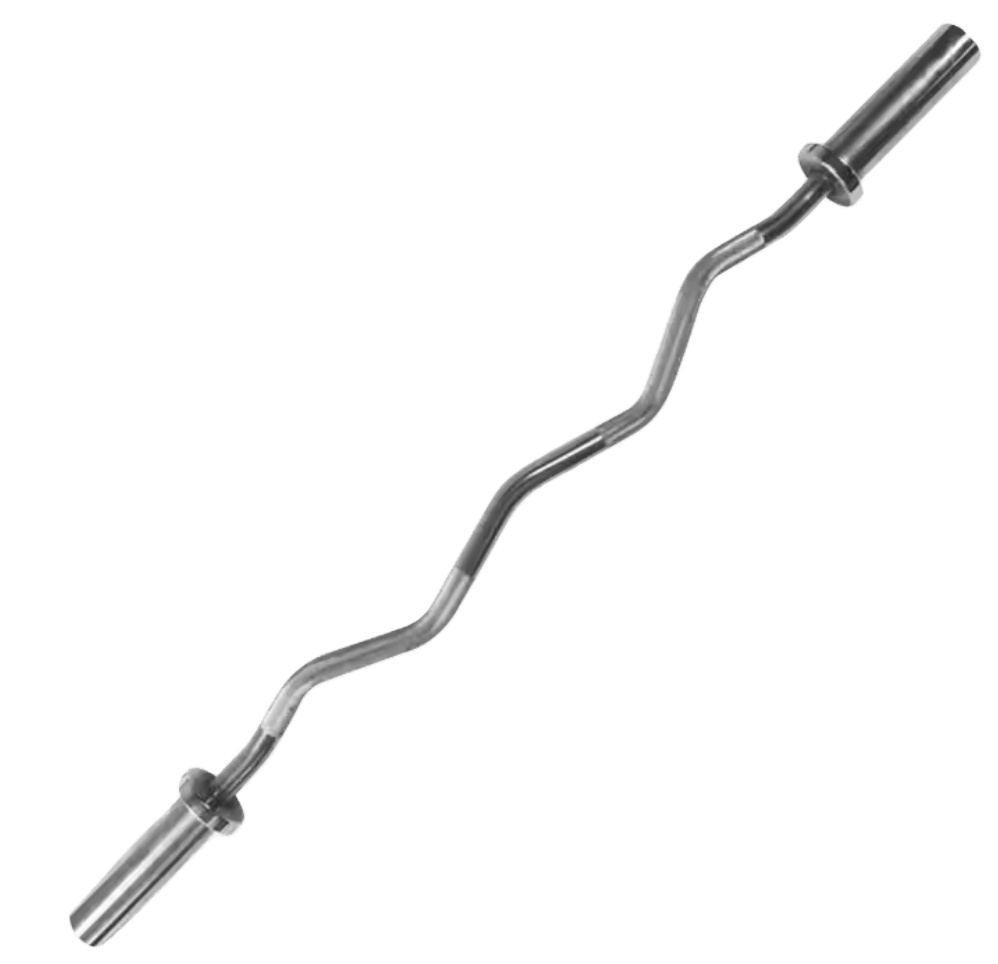 Professional Quality Hard Chro - Barbell Curl Bar review and price