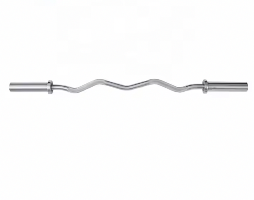 Professional Quality Hard Chro - Barbell Curl Bar review and price