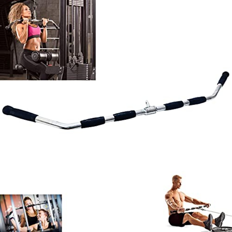 Cable Machine Attachment Curl  - Barbell Curl Bar review and price