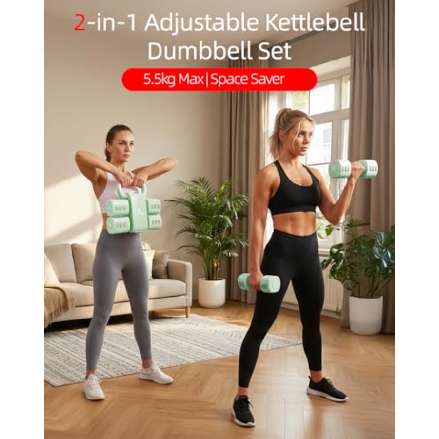 Home gym dumbbell set: 4-in-1  - Home Gym Kettlebells review and price