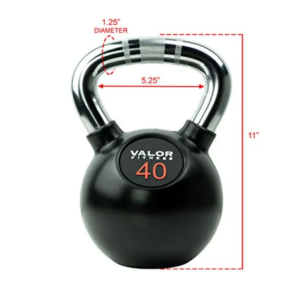 Chrome Kettlebell 40 lb for Ho - Home Gym Kettlebells review and price