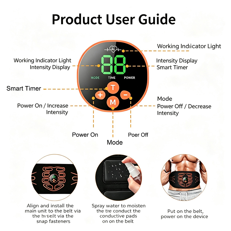 Abdominal Toning Belt Smart Ab - Home Gym Options review and price