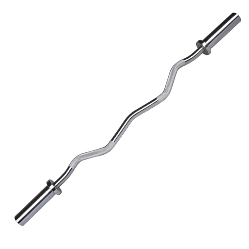 Premium Steel EZ Curl Barbell  - Barbell Curl Bar review and price