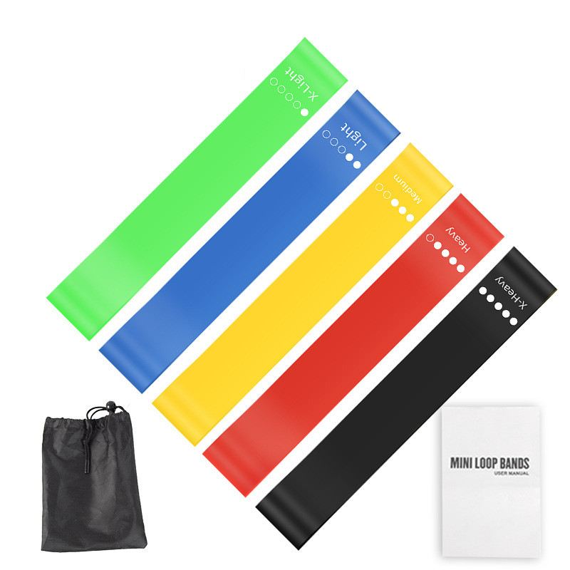 5Pcs TPE Resistance Bands Set  - Home Gym Outfit review and price