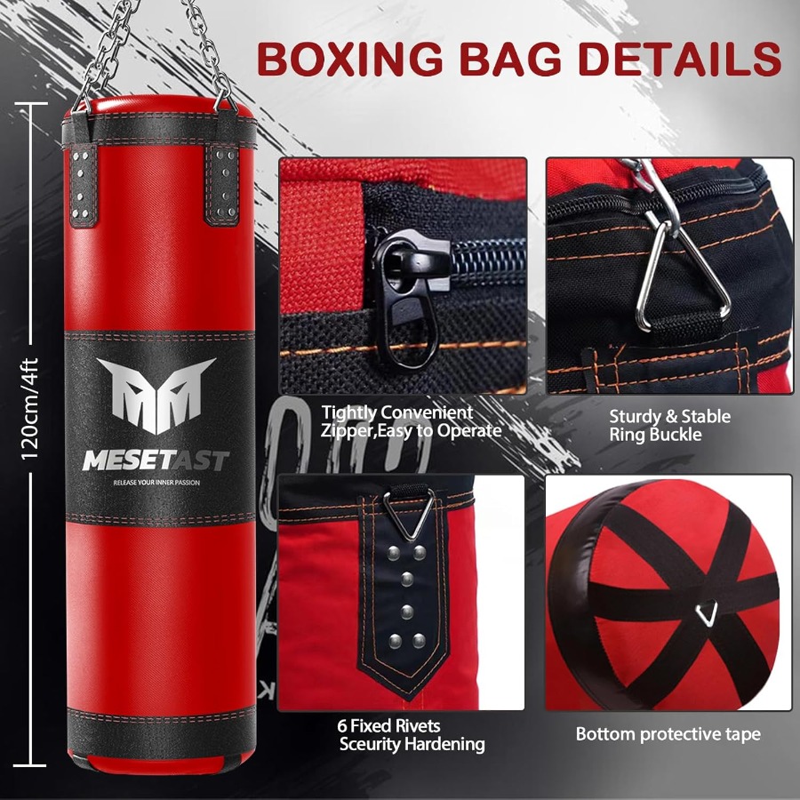 4ft Heavy Punching Bag Set for - Home Gym Outfit review and price