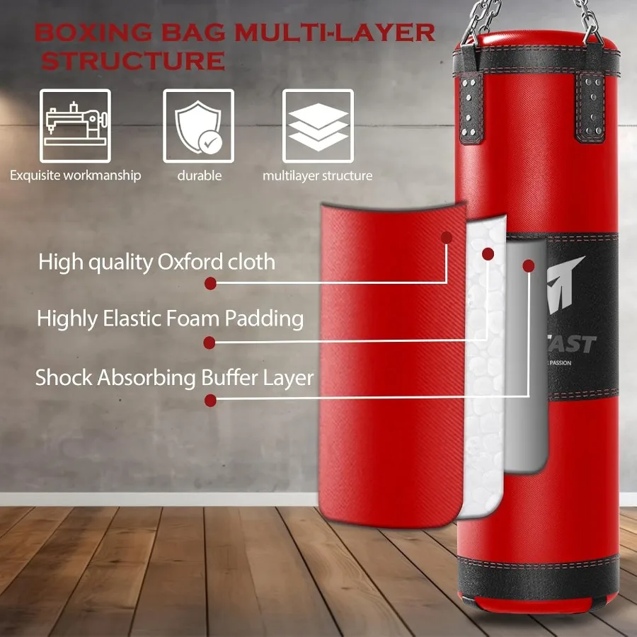 4ft Heavy Punching Bag Set for - Home Gym Outfit review and price