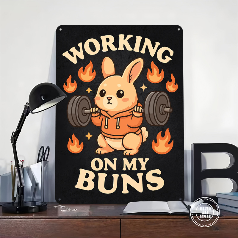 Working On My Buns – Cute Gym  - Home Gym On Wall review and price
