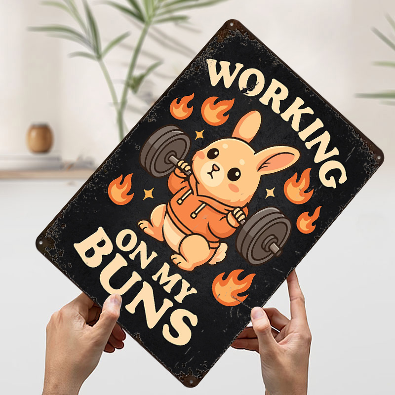 Working On My Buns – Cute Gym  - Home Gym On Wall review and price
