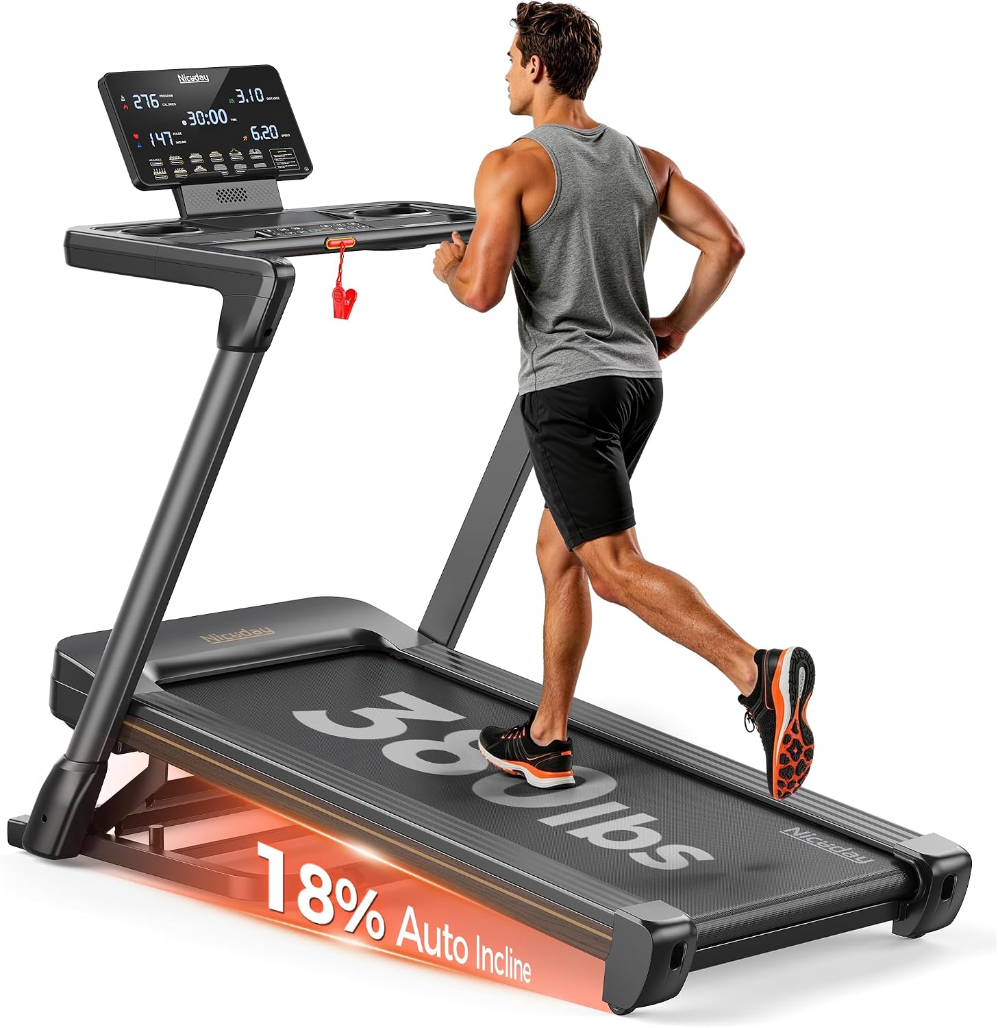Niceday TM2 Incline Treadmill  - Home Gym Foldable review and price