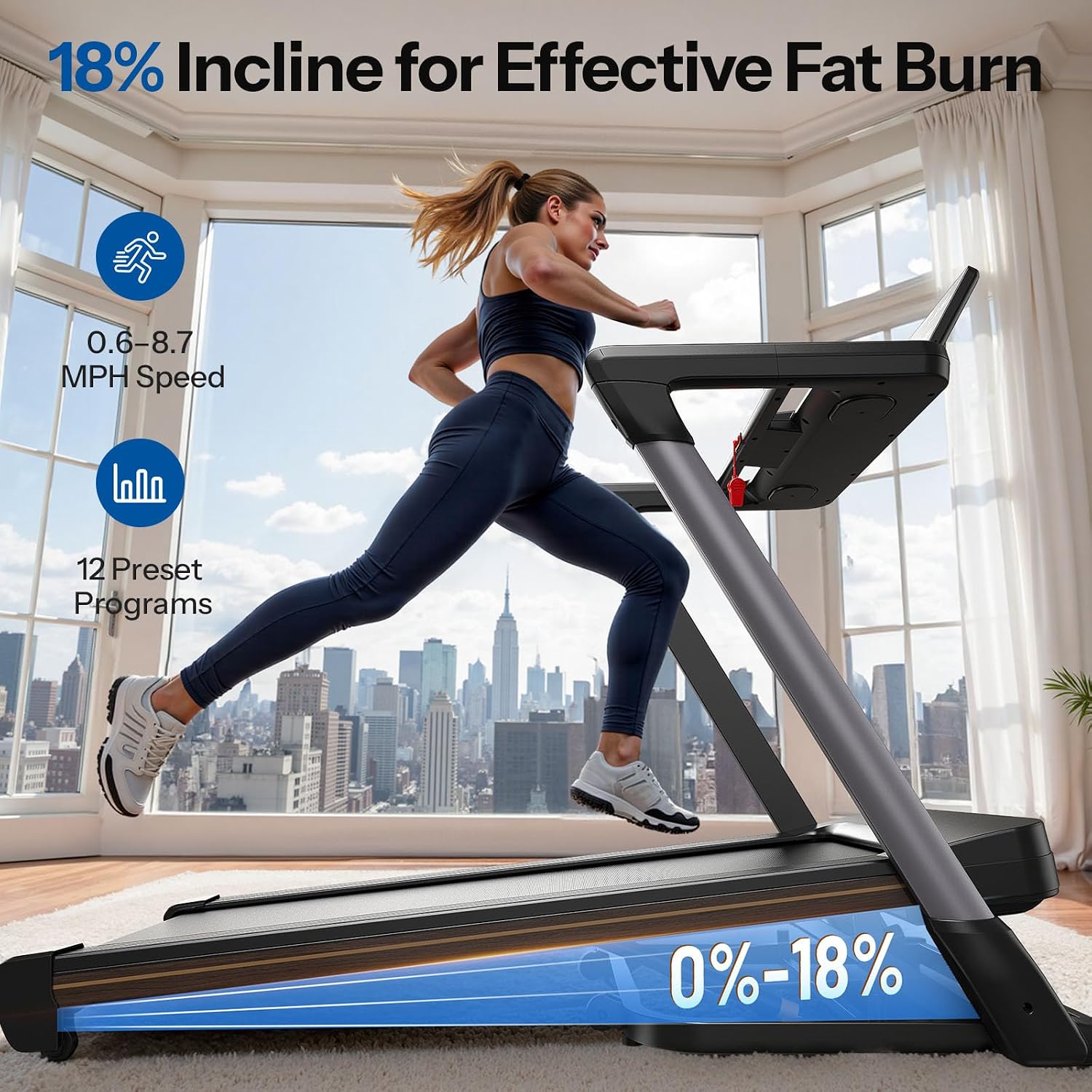 Niceday TM2 Incline Treadmill  - Home Gym Foldable review and price