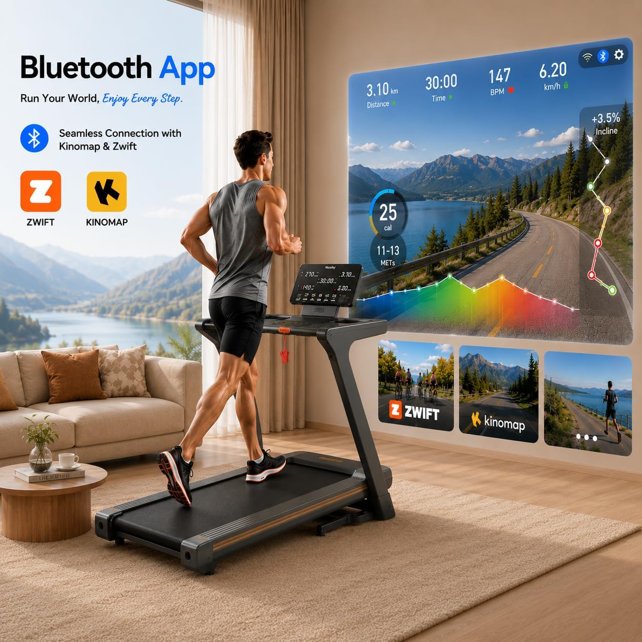 Niceday TM2 Incline Treadmill  - Home Gym Foldable review and price