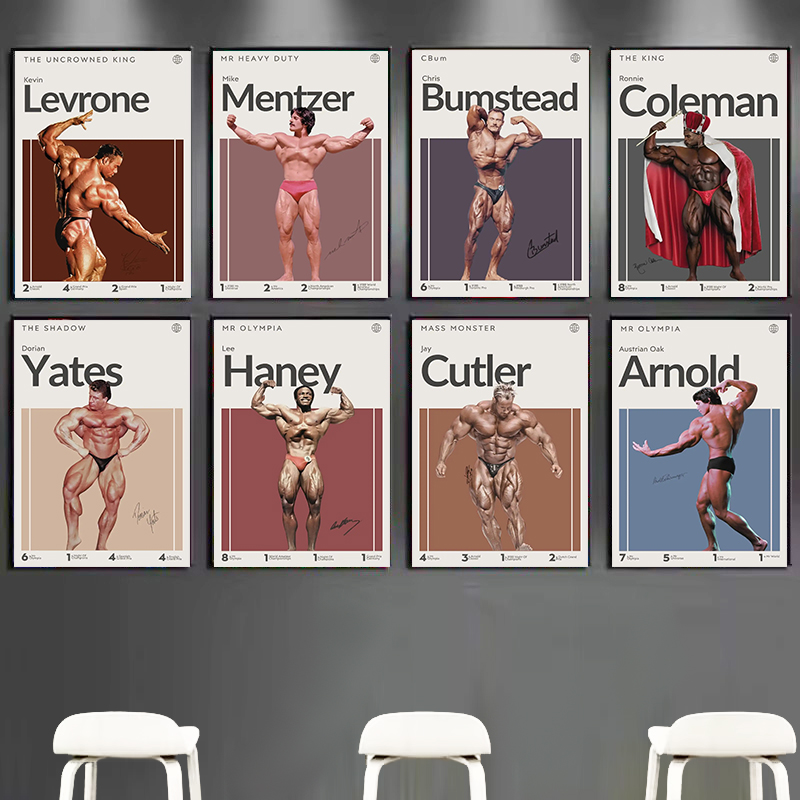 Motivation Bodybuilder Poster  - Home Gym On Wall review and price