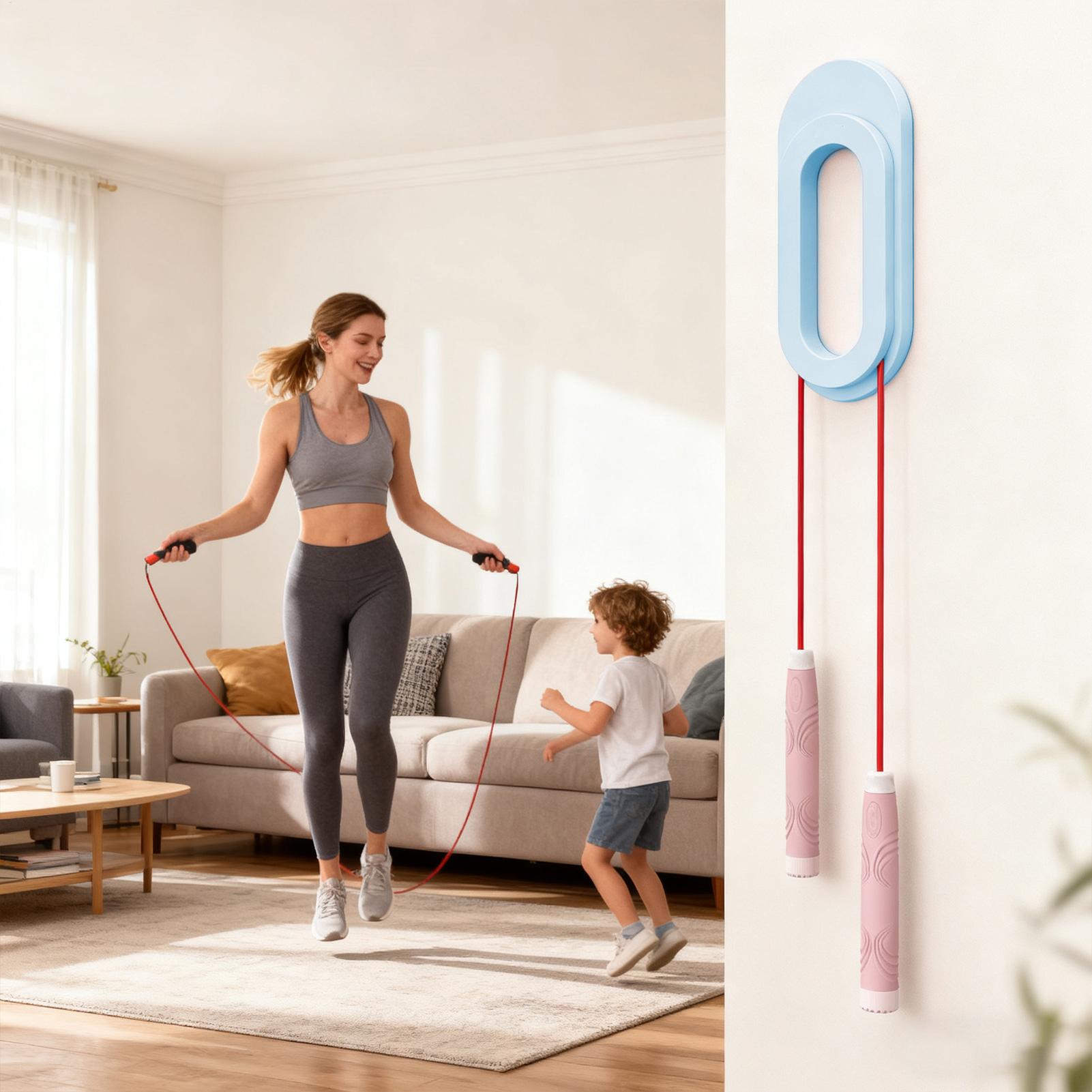 Wall Mounted Jump Rope Hanger  - Home Gym Yoga Storage review and price